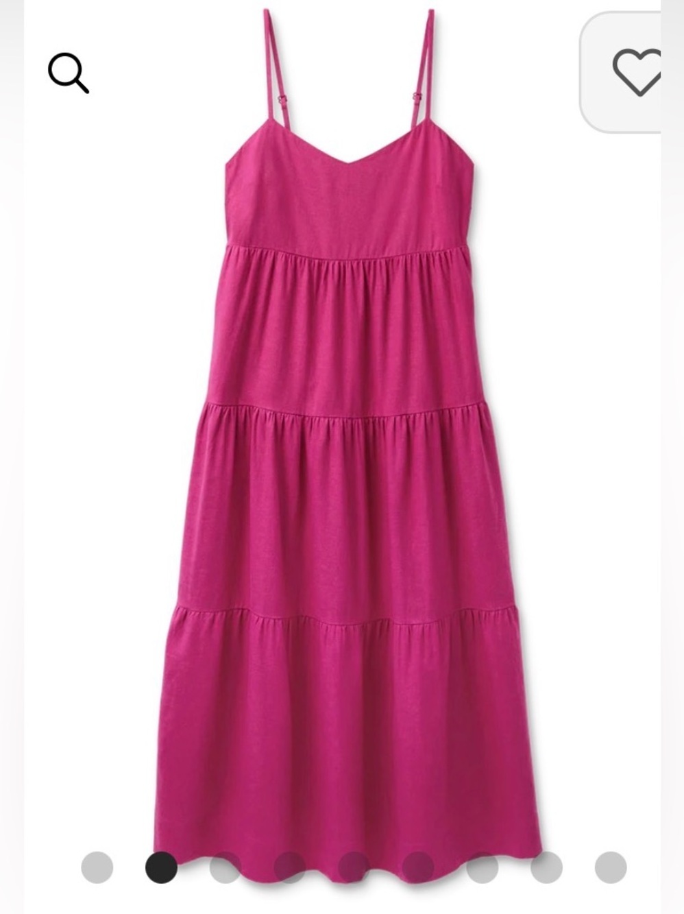 #6939 cabi Kathleen Dress (fuchsia). NWT. Sz Small. $159 retail. Sold out size.